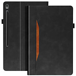 Avizar Étui pour Samsung Tab S10 FE Plus Clapet Portefeuille Support Vidéo Noir