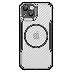Avizar Coque pour iPhone 15 MagSafe Dos Carbone Antichoc Renforcé