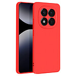 Avizar Coque pour Redmi Note 14 Pro et 14 Pro Plus Semi-rigide Soft-touch Rouge