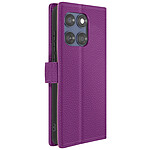 Avizar Étui pour Motorola Edge 60 Fusion Portefeuille Languette Magnétique Violet