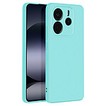 Avizar Coque pour Xiaomi Redmi Note 14 4G Semi-rigide Soft-touch Anti-traces Turquoise