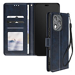 Avizar Étui pour Honor 400 Lite Dragonne Clapet Support Portefeuille Bleu nuit