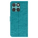 Avizar Étui Vintage pour Motorola Edge 60 Fusion Portefeuille Turquoise