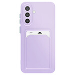 Avizar Coque pour Samsung Galaxy A36 Porte-carte Souple Anti-traces Lavande
