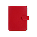 FILOFAX Agenda organiseur 'Saffiano' format Pocket Rouge