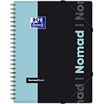 OXFORD Cahier étudiant NOMADBOOK Pastel, A4+ petits carreaux coloris aléatoires