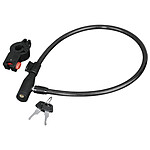 HAMA Câble antivol pour vélo, 65 cm, noir HAMA Câble antivol pour vélo, 65 cm, noir