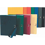 EXACOMPTA Chemise Dos extensible 12cm 24x32cm à sange Coloris Aléatoires