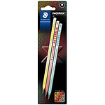 STAEDTLER Crayon de papier NORIX, HB, blister de 3