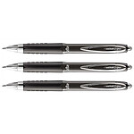 UNI-BALL Stylo Roller Encre Gel SIGNO 207 UMN207E Moyen Noir x 3