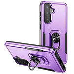 Avizar Coque Antichoc pour Samsung A36 Anneau Magnétique et Support Violet