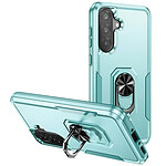 Avizar Coque Antichoc pour Samsung A36 Anneau Magnétique et Support Turquoise