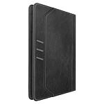 Avizar Étui Rétro pour Tablette 10 pouces Support Réglable et Porte-Carte Noir