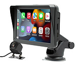 Avizar Écran voiture 7'' CarPlay Android Auto sans fil avec Support Ventouse Noir Avizar Écran voiture 7'' CarPlay Android Auto sans fil avec Support Ventouse Noir