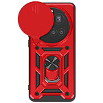 Mayaxess Coque pour Xiaomi 15 Ultra Bague Support avec Protection Caméra Rouge