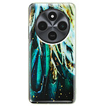 Avizar Coque pour Xiaomi Redmi 14C et Poco C75 Silicone Gel Design Plumes