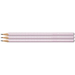 FABER-CASTELL Crayon Papier Graphite Sparkle Rose Metallic Graduation B x 3