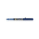 PILOT Stylo roller V Ball VB7 encre liquide Pointe métal Moyenne Bleu x 12