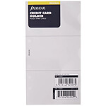 FILOFAX Recharge pour Organiseur porte-cartes de crédit Transparent