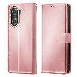 Avizar Housse Folio pour Xiaomi Redmi A5 Support Vidéo Rose champagne
