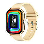Avizar Montre Connectée avec Appel Multisports Écran 1,69" Balnéo IP67 Beige