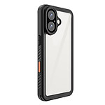 Eiger Coque 360° Avant Arrière pour iPhone 16 Plus IP68 Ultra Renforcé Transparent