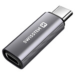 Swissten Adaptateur de Charge USB-C Mâle vers Lightning Femelle 3A Swissten Gris
