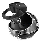LinQ Écouteurs Bluetooth Clip Design ouvert Micro Appel Touche Tactile Noir