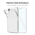 Jaym Pack Accessoires 2 en 1 pour Samsung Galaxy A22 4G Transparent