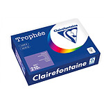 CLAIREFONTAINE Ramette Papier FSC A4 210g 250 Feuilles Intense Violine