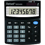 REBELL Calculatrice de bureau SDC 408, noir