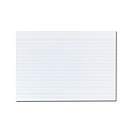 HERLITZ Paquet de 100 Fiches bristol 170g A5 148x210 mm Lignées Blanc