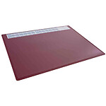 DURABLE Sous-main avec calendrier, PP, rouge
