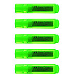 FABER-CASTELL Surligneur 'TEXTLINER 1546' Pointe Biseautée 1 - 5 mm Vert x 5