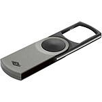 WEDO Loupe rectangulaire SWING-IT à LED, argent métallique