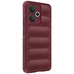 Avizar Coque pour Realme 14T Antichoc Silicone Bordeaux