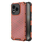 Avizar Coque Antichoc Honor 400 Lite avec coins renforcés et design alvéoles Rouge