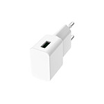 Grab 'N Go Chargeur Secteur USB-A Ultra-Rapide 15W 3A Compact Blanc