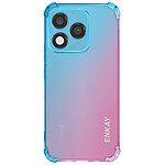 Enkay Coque pour Honor 400 Lite Souple Coins Renforcés Design Dégradé Bleu / Rose