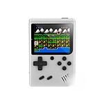 Avizar Console de Jeu Émulateur 400 Jeux avec Écran LCD 3" Rechargeable Blanc