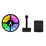 Avizar Kit LED TV Ambilight avec Caméra et Contrôle Vocal pour Écran 55"-65" Noir