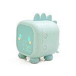 Avizar Réveil Animé pour Enfant Mon Petit Dino Veilleuse Double Alarme Bleu