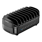 Avizar Station de Charge Smartphone et Tablette 10 Ports USB 120W avec Ventilation