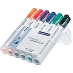 STAEDTLER étui de 6 Marqueur tableau blanc 'Lumocolor 351' pointe ogive