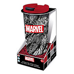 Marvel - Gobelet de voyage isotherme en métal Marvel Pattern Marvel - Gobelet de voyage isotherme en métal Marvel Pattern