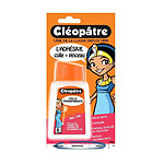 CLÉOPÂTRE Blister Colle transparente forte 'Adhésive' en 80 gr avec pinceau incorporé