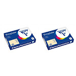 CLAIREFONTAINE Ramette Papier FSC A4 120g 250 Feuilles CHAMOIS x 2