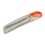 NT CUTTER Cutter iL 120 P, boîtier en plastique, orange-transparent