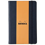 CLAIREFONTAINE Webnotebook BLACK 14x21 192p ligné papier ivoire Clf 90g fermeture élastique