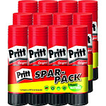 PRITT Pack Eco de 4 Bâtons de colle 22g Naturelle sans solvant x 3